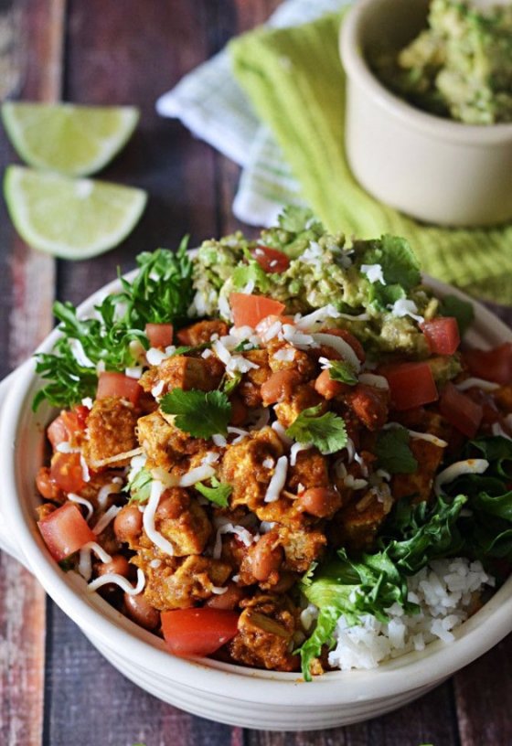 Tofu Burrito Bowls