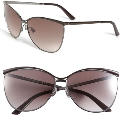 Gucci Metal Cat’s Eye Sunglasses