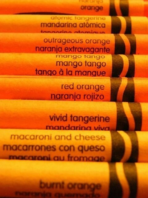 Orange Crayons