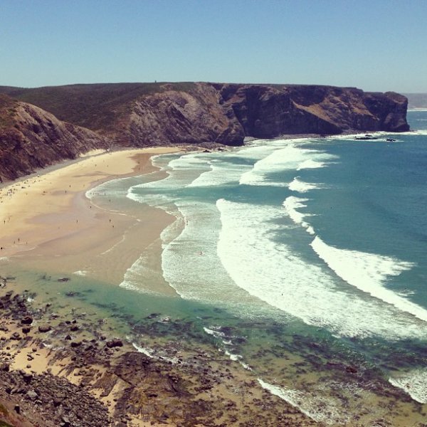 Praia da Arrifana,geographical feature,landform,coast,natural environment,