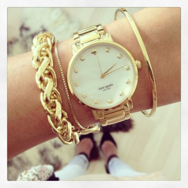 Gold Kate Spade Watch