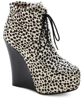 Jersey Fashion Wedge Bootie