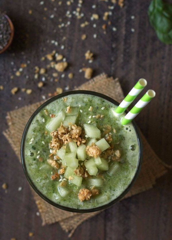 Green Tea Honeydew Smoothie