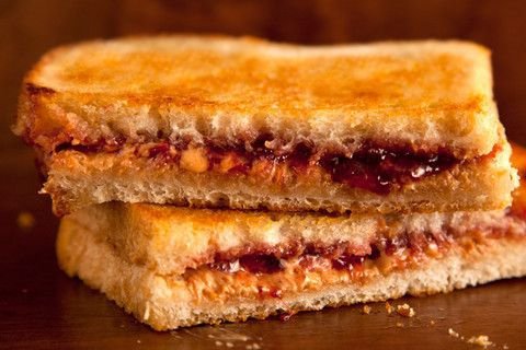 Grilled Peanut Butter and Jelly Sandwich