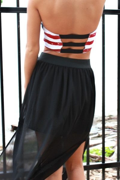 Crop Top and Maxi Skirt