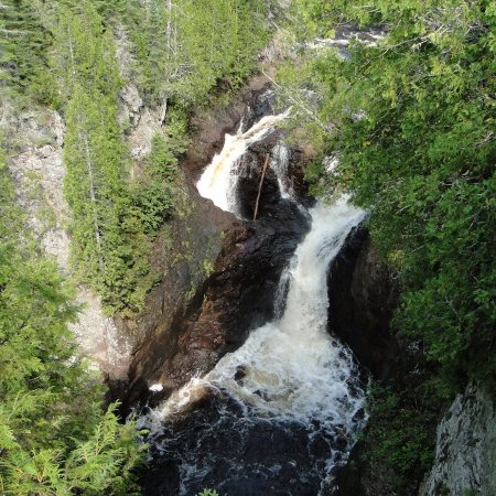 waterfall, wilderness, body of water, tree, geological phenomenon,