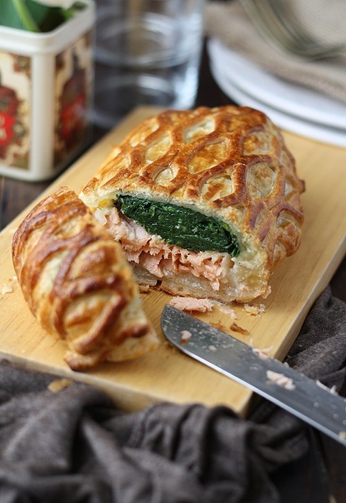 Salmon En Croute