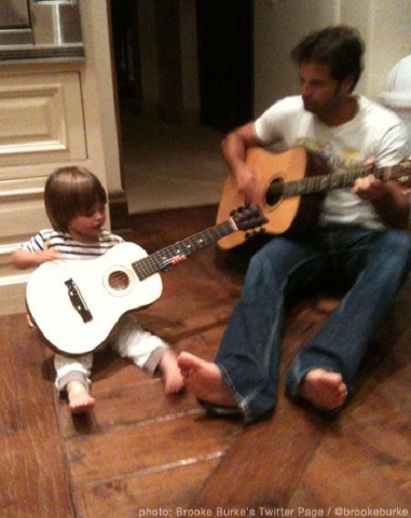 Celeb Dad David Charvet & Son...