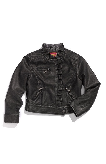 Faux Leather Jacket: Cool Designer Clothes for Kids...