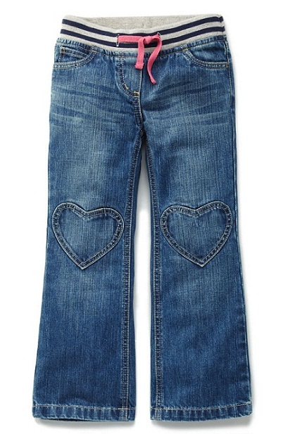 Heart Patch Jeans: Sweet Designer Clothes for Kids...