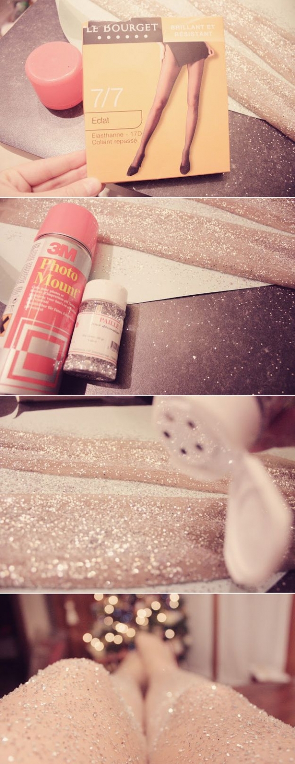 Glitterize a Pair of Tights