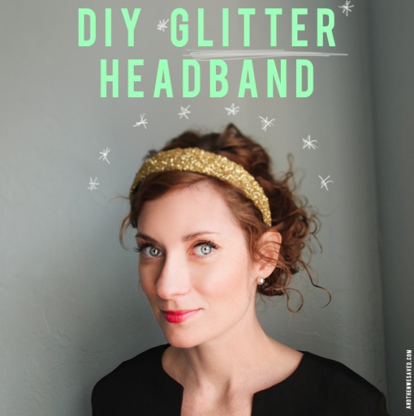 DIY Glitter Headband