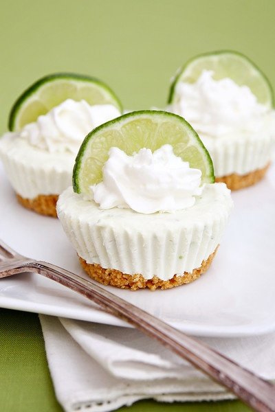 No-Bake Key Lime Cheesecakes