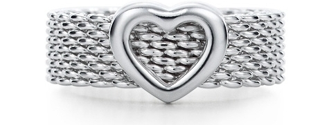 Tiffany Somerset Heart Ring