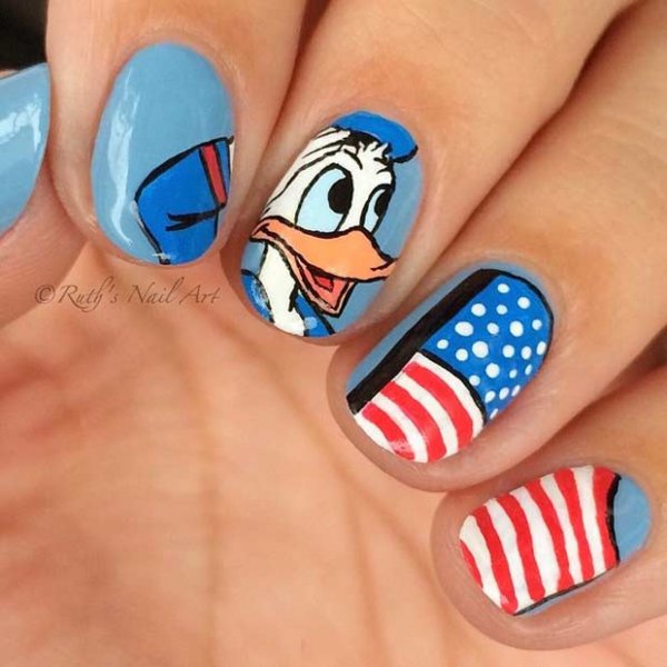 nail, finger, blue, manicure, hand,