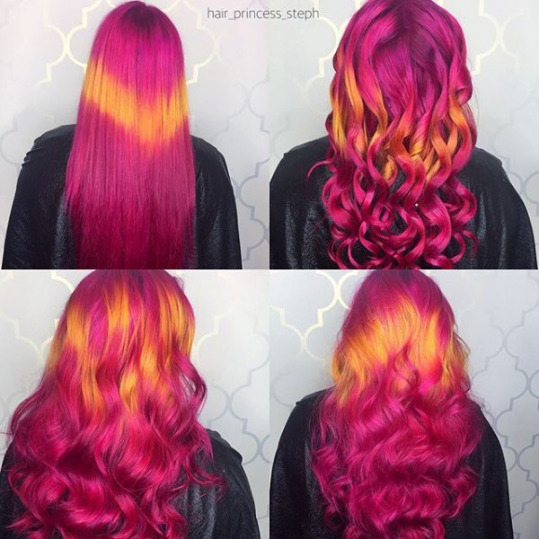 hair, color, pink, clothing, purple,