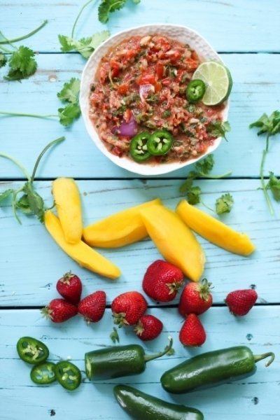 Salsa is Naturally Low-Cal and Low-Fat