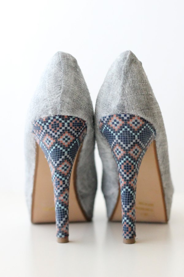 Fabric-Covered Heels