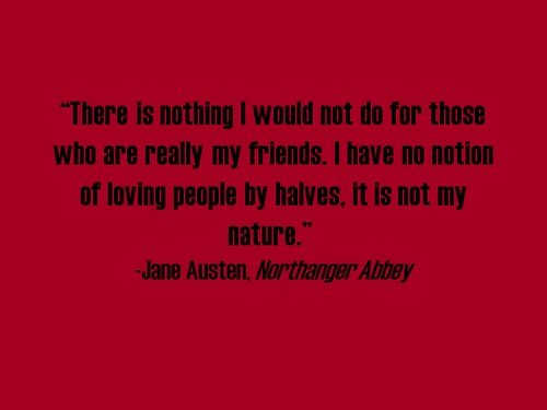 From Northanger Abbey