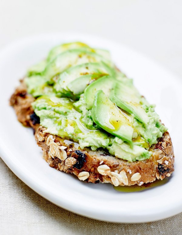 Avocado and Oil Tartine