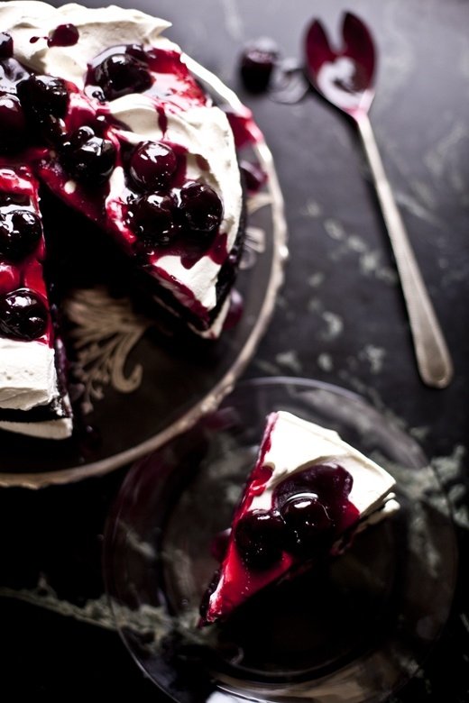 Easy Cherry Chocolate Cake