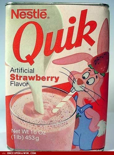 TIN Can Strawberry Quik