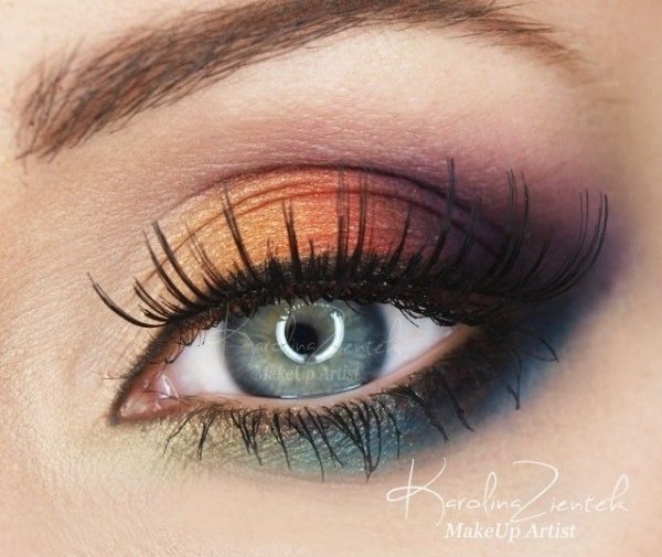 Orange Eye Shadow