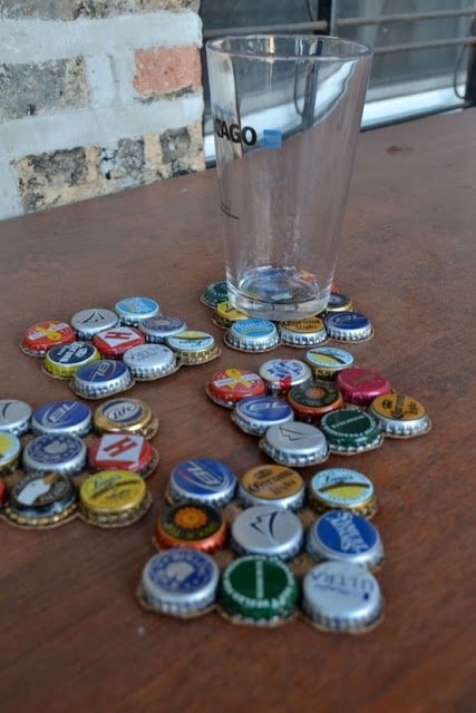 Bottle Cap Coasters