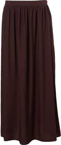 Topshop Maroon Maxi Skirt