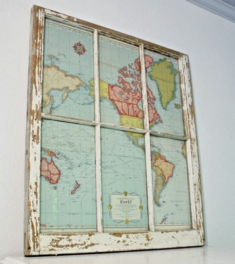 An Old Window + an Old Map