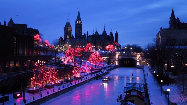 Parliament Hill, landmark, night, human settlement, cityscape,