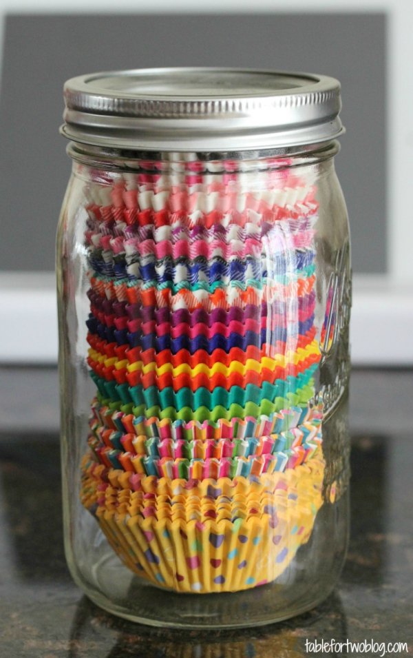 Cupcake Liner Storage