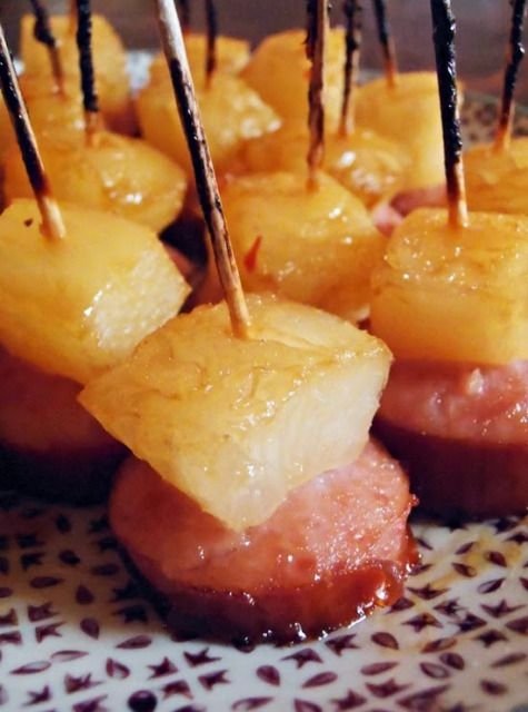 Pineapple Kielbasa Bites