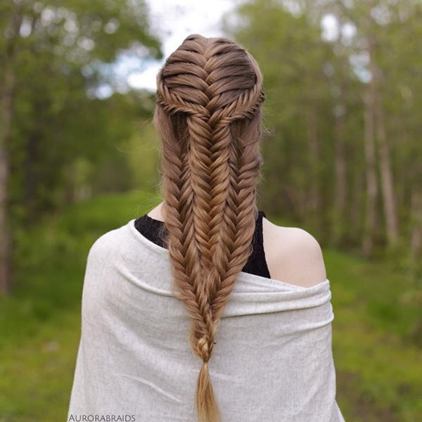 clothing, hair, hairstyle, long hair, french braid,