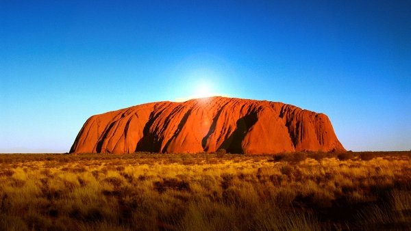 Walk around a Big Rock (Uluru)