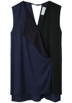 3.1 Phillip Lim Lapel Sleeveless Blouse