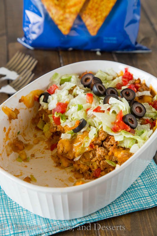 Layered Doritos Casserole