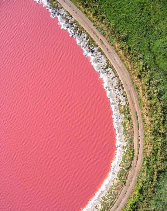 Pink Lakes - Rare Natural Wonders - Places To See In Your Lifetime