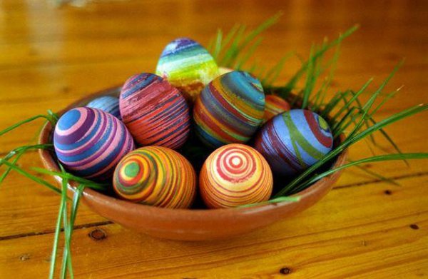 color, food, easter egg, thread, art,