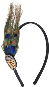 Peacock Feather Headband