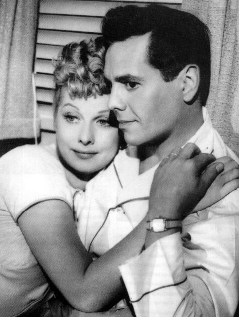 Lucille Ball & Desi Arnaz on "I Love Lucy"