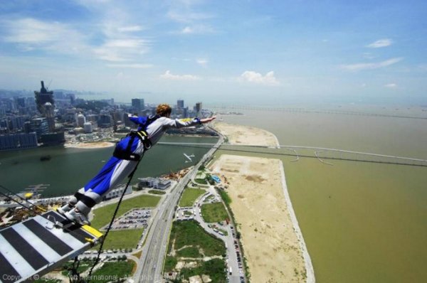 AJ Hackett Macau Tower Bungee Jump in Macau