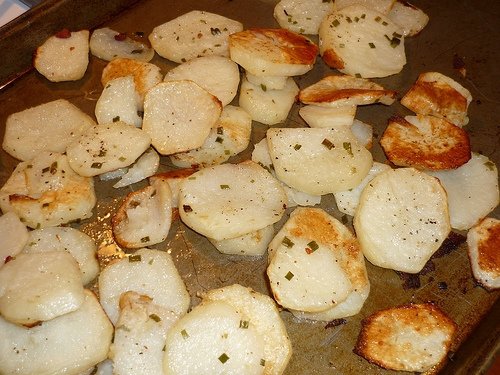 Baked New Potatoes with Chives