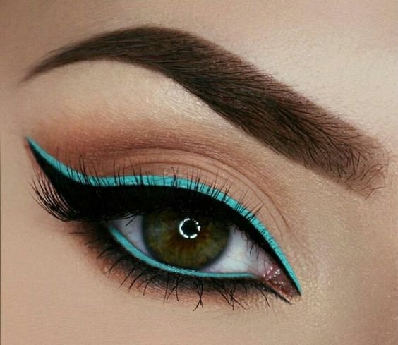 eyebrow, face, eye, blue, green,