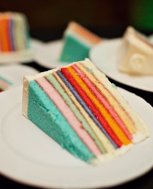 Rainbow Layer Cake