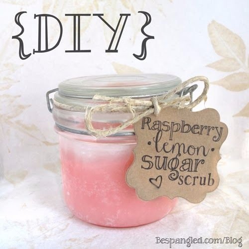 Raspberry Lemon Sugar Scrub