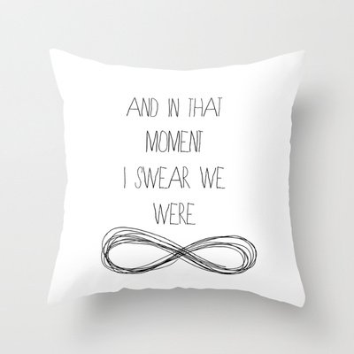 The Perks of Being a Wallflower Throw Pillow