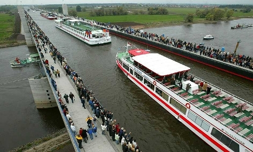 Magdeburg Water Bridge, Germany