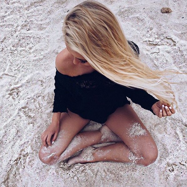 clothing, sea, blond, beach, sand,