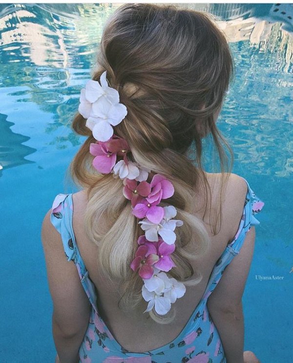 clothing, hair, woman, vacation, flower,